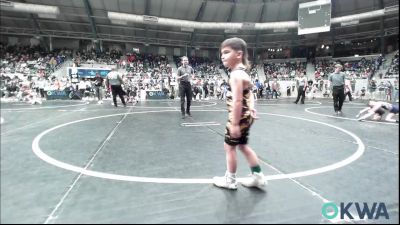60 lbs Consi Of 16 #2 - Kash Knapski, Kingfisher YellowJackets vs Asher Fanshier, Clinton Youth Wrestling