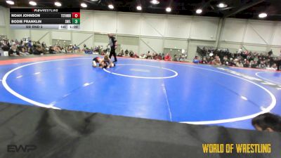 90 lbs Rr Rnd 5 - Noah Johnson, Texas Thunder vs Bodie Franklin, Shelton Wrestling Academy 9U