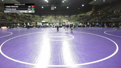 287 lbs Consolation - Chad Troxler, Liberty Bakersfield vs Ethan Naus, Frontier