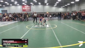 53 lbs Cons. Round 1 - Elijah Luzwick, Williamsburg Wrestling Club vs Cole Ellis, Hanover Hawkeye Youth Wrestlin