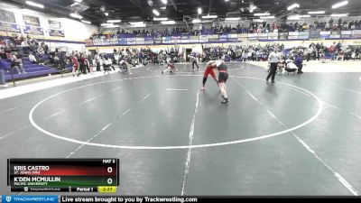 157 lbs Cons. Round 3 - K`den McMullin, Pacific University vs Kris Castro, St. Johns (MN)