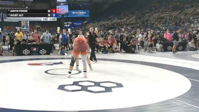 170 lbs Champ. Rd Of 16 - Jadyn Pense, Oregon vs Juliet Alt, Pennsylvania