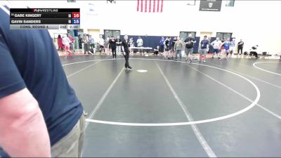 132 lbs Cons. Round 4 - Gabe Kingery, IA vs Gavin Sanders, IA