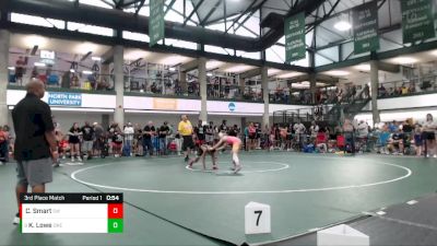 82-90 lbs 3rd Place Match - Kolten Lowe, Oregon vs Cahree Smart, STL Warrior