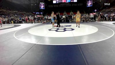 215 lbs Cons. Rd Of 16 - Carter Green, KS vs Logan McClellan, OH