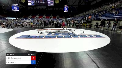 175 lbs 7th Place - Mason Ontiveros, CA vs Matthew Jens, IL