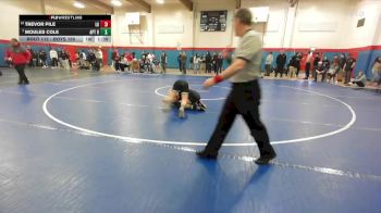 Boys 150 lbs Champ. Round 1 - Moules Cole, Aptos Boys vs Trevor Pile, Los Gatos Boys