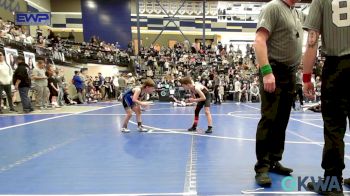 55 lbs Quarterfinal - Kasen Shouse, Cowboy Wrestling Club vs Waylon Helvey, Team Guthrie Wrestling