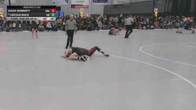 138 lbs Cons. Sub-rd Of 32 - Lincoln Mack, Izzy Style Wrestling vs Jason Grimmett, Eaton Rapids