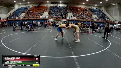 165 lbs Cons. Semi - Alexander Ling, Landon School vs Luke Kirkpatrick, Loyola-Blakefield