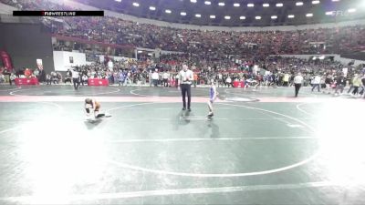 72 lbs Champ. Round 2 - Caden Bongle, Poynette Panther Youth Wrestling vs Jarek Johnson, BGC