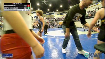 70 lbs Consi Of 4 - Steven Rodriguez, Mustang Bronco Wrestling Club vs London Brown, Team Guthrie Wrestling