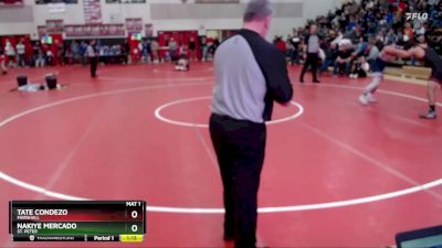 160 lbs Semifinal - Tate Condezo, Marshall vs Nakiye Mercado, St. Peter