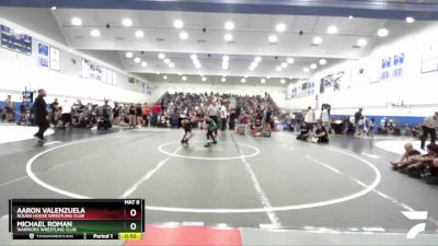 70 lbs Round 5 - Michael Roman, Warriors Wrestling Club vs Aaron Valenzuela, Rough House Wrestling Club