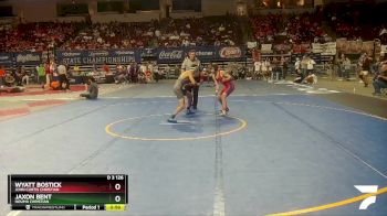 D 3 126 lbs 3rd Place Match - Jaxon Bent, Houma Christian vs Wyatt Bostick, John Curtis Christian