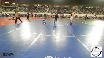 150 lbs Consi Of 16 #1 - Slayter Underhill, Mustang Middle School vs Hagen Remus, Bartlesville
