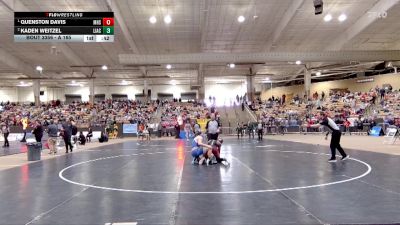 A 165 lbs Cons. Semi - Quenston Davis, Munford High School vs Kaden Weitzel, Livingston Academy