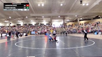 A 165 lbs Cons. Semi - Quenston Davis, Munford High School vs Kaden Weitzel, Livingston Academy