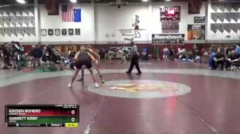 170 lbs Cons. Round 4 - Kayden Romero, Desert Ridge vs Garrett Kirby, Aztec