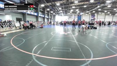 100 lbs 5th Place - Finn Andersen, NJ vs Cash Mcclurg, CA