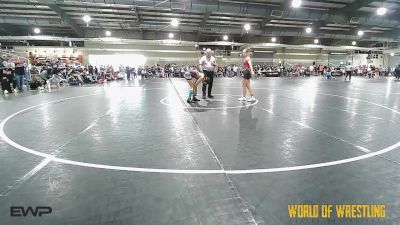 120 lbs Round Of 16 - Karlee Bellamy, Team Owls vs McKenna Wilson, HURRICANE WRESTLING ACADEMY