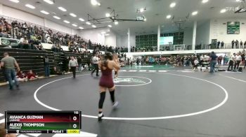 115 lbs 5th Place Match - Avianca Guzman, Laramie vs Alexis Thompson, Pinedale