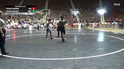 7A 157 lbs Cons. Round 2 - Travis Barnes, Smiths Station Hs vs Jakob Weaver, Mary G Montgomery