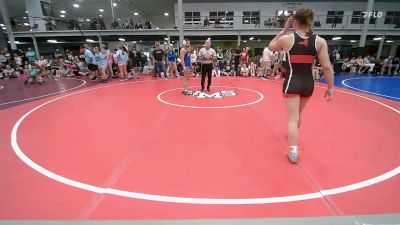 122 lbs Rr Rnd 9 - Madalyn Hill, Journeymen Wrestling - Girls vs Eliana Grubb, Kraken Red - Girls