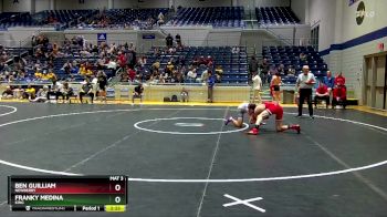 133 lbs Cons. Semi - Franky Medina, King vs Ben Guilliam, Newberry