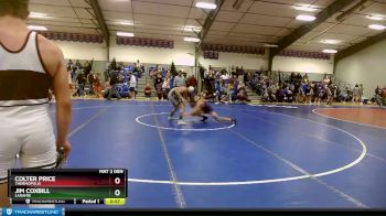138 lbs Cons. Round 3 - Colter Price, Thermopolis vs Jim Coxbill, Laramie
