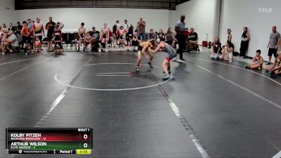 60 lbs Round 1 (8 Team) - Kolby Pitzen, Backyard Brawlers vs Arthur Wilson, Elite Squeeze