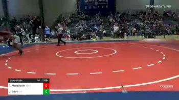 210 lbs Semifinal - Tyler Mendheim, South Georgia Athletic Club vs John Levy, Complex Training Center