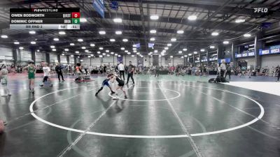 56 lbs Rr Rnd 2 - Owen Bosworth, Quest School Of Wrestling ES vs Dominic Offner, Broad Axe 2