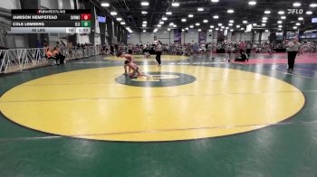 90 lbs Rr Rnd 2 - Jamison Hempstead, Steel Valley Renegades vs Cole Lemberg, Illinois Menace