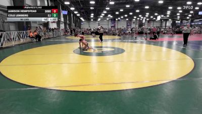 90 lbs Rr Rnd 2 - Jamison Hempstead, Steel Valley Renegades vs Cole Lemberg, Illinois Menace