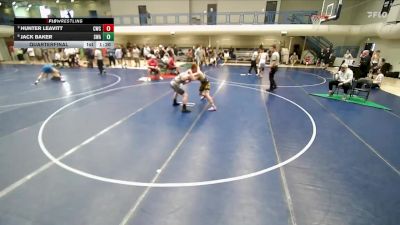126 lbs Quarterfinal - Hunter Leavitt, Champions Wrestling Club vs Jack Baker, Sanderson Wrestling Academy