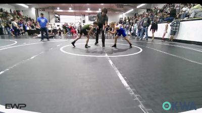 70 lbs Consi Of 4 - Jasper Franklin, Vinita Kids Wrestling vs Beau Hughes, Black Fox Wrestling Club