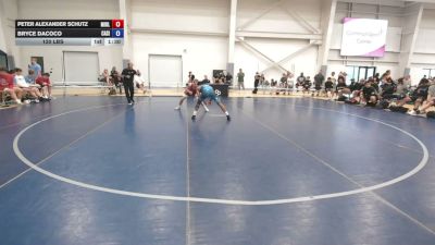 120 lbs Peter Alexander Schutz, Minnesota Blue vs Bryce Dacoco, California Silver