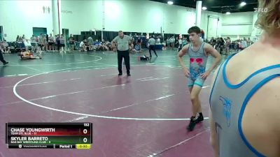 132 lbs Round 4 (6 Team) - Reilly Berlongieri, Bad Bay Wrestling Club vs Matthew Wilson, Team STL Blue