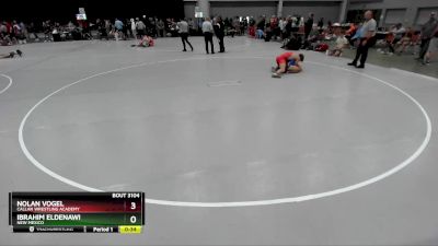 150 lbs Cons. Round 5 - Nolan Vogel, Callan Wrestling Academy vs Ibrahim Eldenawi, New Mexico