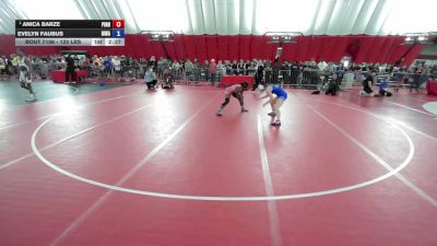 120 lbs Quarters - Anica Barze, Pinnacle vs Evelyn Faubus, Moen Wrestling Academy
