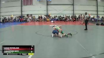 84 lbs Round 1 (6 Team) - Chrisopher Metz, Minion Green vs Lucas McFarland, Scorpions