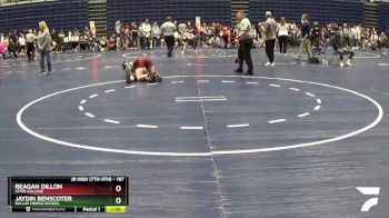 187 lbs Round 5 - Reagan Dillon, State College vs Jaydin Benscoter, Dallas Middle School