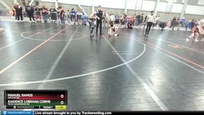 109-118 lbs Round 1 - Kaidence Lobehan Cormier, Team Aggression WC vs Manuel Ramos, Asylum WC