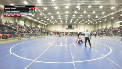 149 lbs Champ. Round 1 - Sean Romanski, Albany vs Justin Baker, RIT