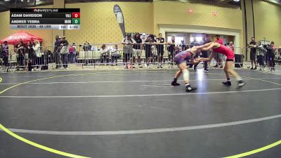88 lbs Round Of 16 - Adam Davidson, Valiant College Prep vs Andres Yebra, Middletown WC