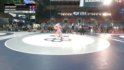 190 lbs Champ. Rd Of 64 - John Manley, Ohio vs Noah Colon, Connecticut