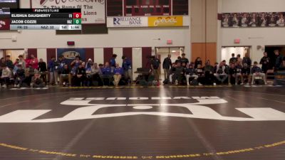 285 lbs Qtr-finals - Elishua Daugherty, Franklin Regional vs Jacob Cozze, Nazareth Area