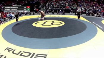 D3-190 lbs 1st Place Match - Ronnie Thomas, Mechanicsburg vs Robert McCrork, Waynedale