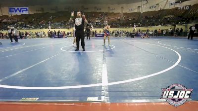 92 lbs 3rd Place - William McNeill, Deer Creek Wrestling Club vs Sawyer Dobbs, Blanchard Wrestling Club